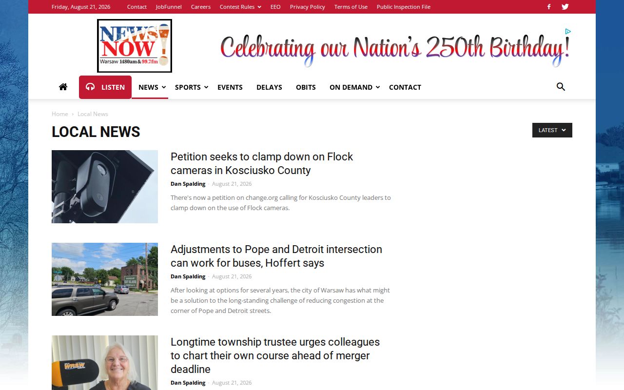 Kosciusko County arrest news and mugshot coverage on News Now Warsaw